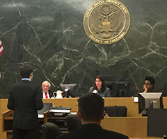 Luis S. argues his case in the semi-final round