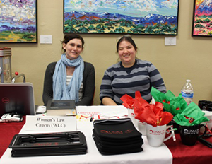 Dana Beyal, 1L Representative, and Ashley MacKenzie, Secretary of the Women’s Law Caucus (WLC).