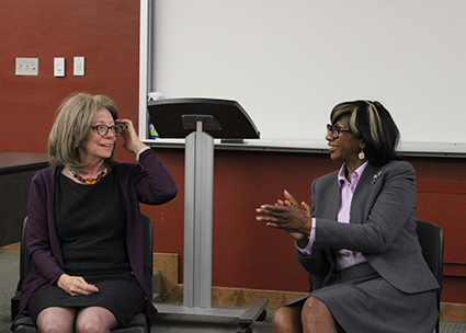 Brown and Ramo shared their thoughts on topics including diversity, implicit bias, the role of the ABA, and mentoring.