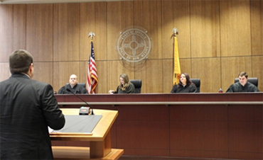 Students in Appellate Decision Making act as judges to resolve actual cases before the New Mexico Court of Appeals.