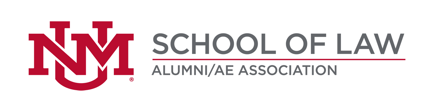 unm school of law alumni/ae association logo