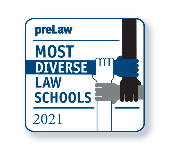 PreLaw Badge for most diverse law schools