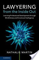 cover of a book called lawyering from the inside out depicting a blue flower