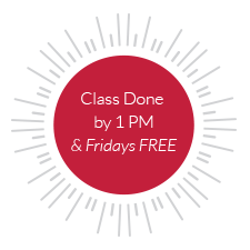 Class done by 1 and Fridays free