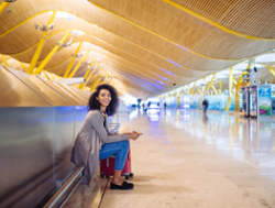 student-in-barajas-airport