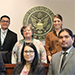 UNM alum Chief Judge M. Christina Armijo (back, center) welcomed UNM Law students to the Pete V. Domenici U.S. Courthouse on March 3, 2015.