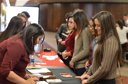 100 high school students attended Discover Law at the UNM Law School on February 6, 2016.