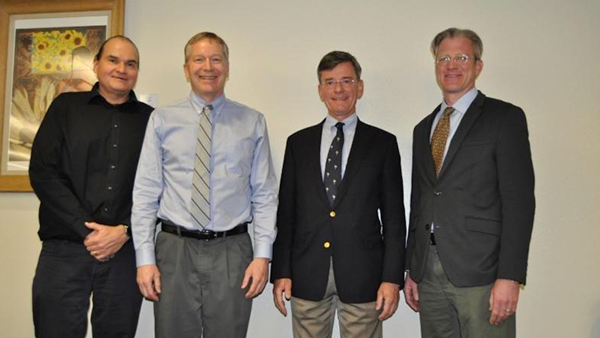 Christopher Finlayson and Natural Resources Faculty group photo