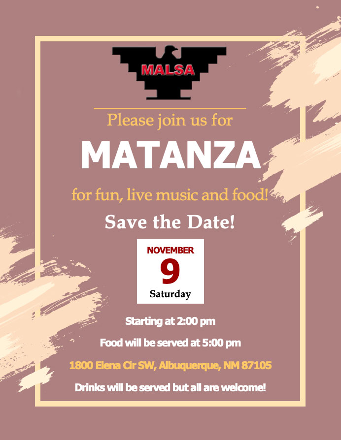 MALSA Matanza 2019 Flyer