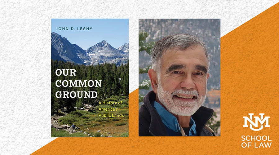 Our Common Ground book cover and author John Leshy 